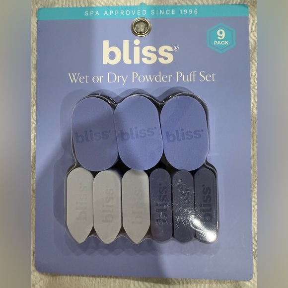 Bliss Other - Bliss Powder Puff Collection - Blue and Gray Set of 9